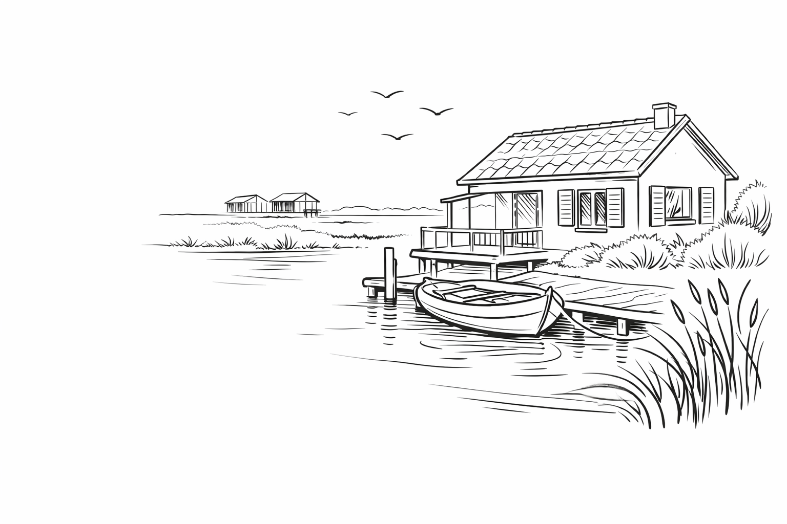 Maison secondaire sur les bords de Seudre bénéficiant d'un service d'intendance privée